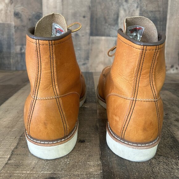 Red Wing 875 Moc Toe Work Boots Mens 12 EE - Picture 9 of 12